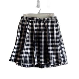 Gap Kids Girl's Black White Gingham Skirt Preppy School Uniform - Size 18